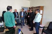 رئیس سازمان مدیریت و برنامه ریزی استان اردبیل از اداره کل دامپزشکی بازدید کرد