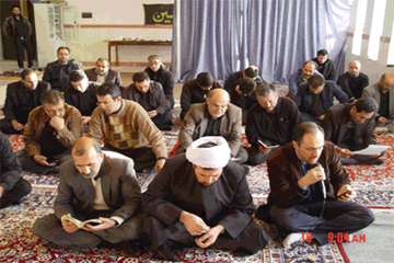 برگزاری مراسم پرفیض زیارت عاشورا اداره کل دامپرشکی استان اردبیل در ایام سوگواری محرم به روایت تصویر 
