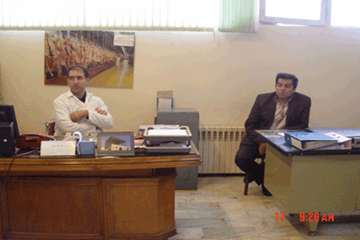 بازدید آقای دکتر جاویدی معاون بهداشتی و پیشگیری و اقای دکتر امیری معاون دفتر بهداشت و مدیریت بیماریه