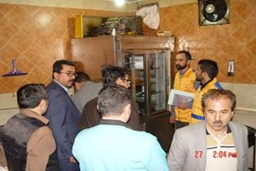 گزارش بازدید مشترک تیم کارشناسی دامپزشکی، تعزیرات حکومتی و بهداشت محیط از رستورانها، مجتمع های خدمات