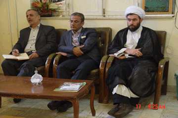 بازدید آقای دکتر جاویدی معاون بهداشتی و پیشگیری و اقای دکتر امیری معاون دفتر بهداشت و مدیریت بیماریه