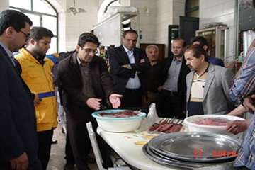گزارش بازدید مشترک تیم کارشناسی دامپزشکی، تعزیرات حکومتی و بهداشت محیط از رستورانها، مجتمع های خدمات