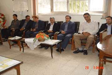 دیدار مدیر کل دامپزشکی استان اردبیل با همکاران اداره دامپزشکی شهرستان پارس آباد به روایط تصویر