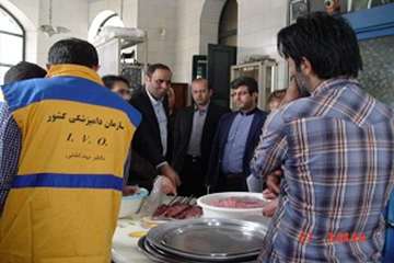 گزارش بازدید مشترک تیم کارشناسی دامپزشکی، تعزیرات حکومتی و بهداشت محیط از رستورانها، مجتمع های خدمات