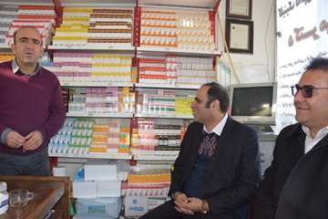 بازديد مدير کل دامپزشکي استان اردبيل از داروخانه هاي دامپزشکي شهرستان اصلاندوز 98/10/03
