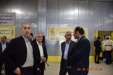 افتتاح یکی از بزرگترین و مجهزترین کشتارگاه صنعتی طیور کشور در اردبیل با حضور دکتر عباسی مدیر کل دفتر