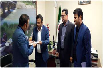 مراسم معارفه سرپرست دامپزشکی شهرستان اصلاندوز در محل فرمانداری شهرستان  98/07/03