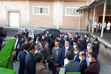 بازدید دکتر خاوازی وزیر جهادکشاورزی با حضور استاندار ، نمایندگان مجلس شورای اسلامی ، رییس سازمان جها