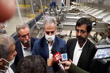 بازدید دکتر خاوازی وزیر جهادکشاورزی با حضور استاندار ، نمایندگان مجلس شورای اسلامی ، رییس سازمان جها