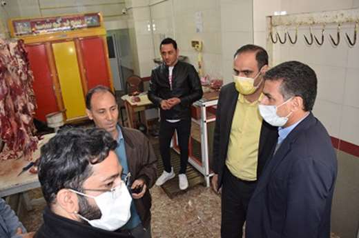 گشت تیمی نظارت بر فراورده های خام دامی رمضان